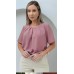 034507 Blusa Manga Curta de Alfaiataria :: Rosa 034507 Blusa Manga Curta de Alfaiataria :: Rosa