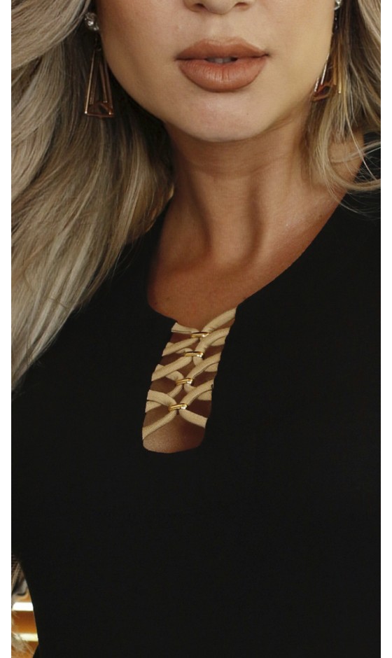 Blusa Ramany Manga 3/4