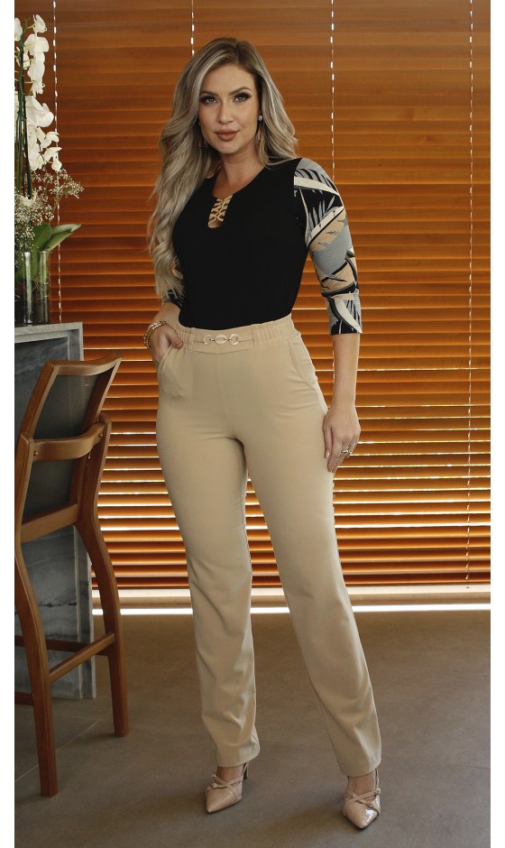 Blusa Ramany Manga 3/4