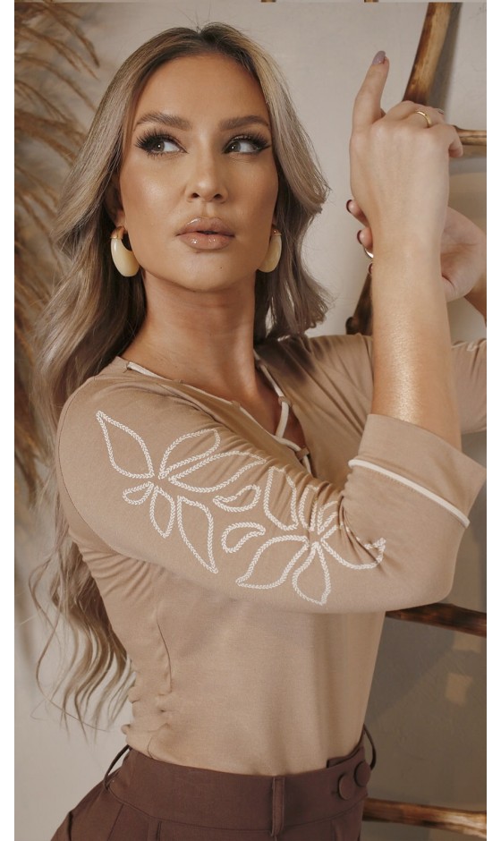 Blusa Manga 3/4 Lisa