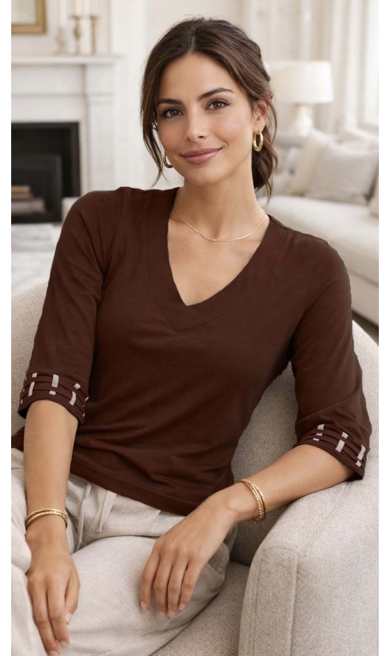 Blusa Manga 3/4 Lisa