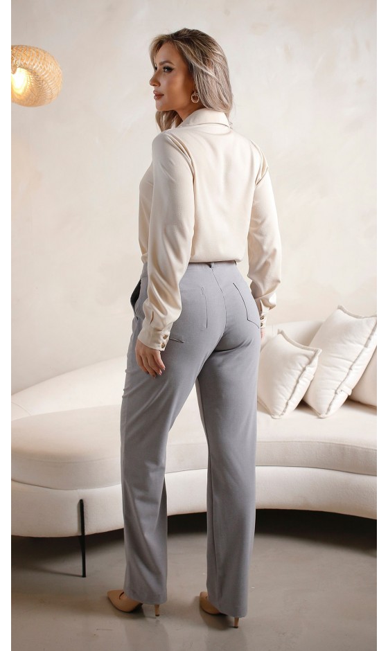 Blusa Ramany Manga Longa de Alfaiataria