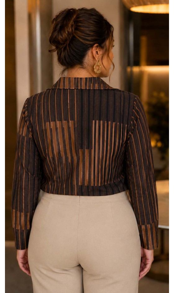 Blusa Manga Longa Gola Polo