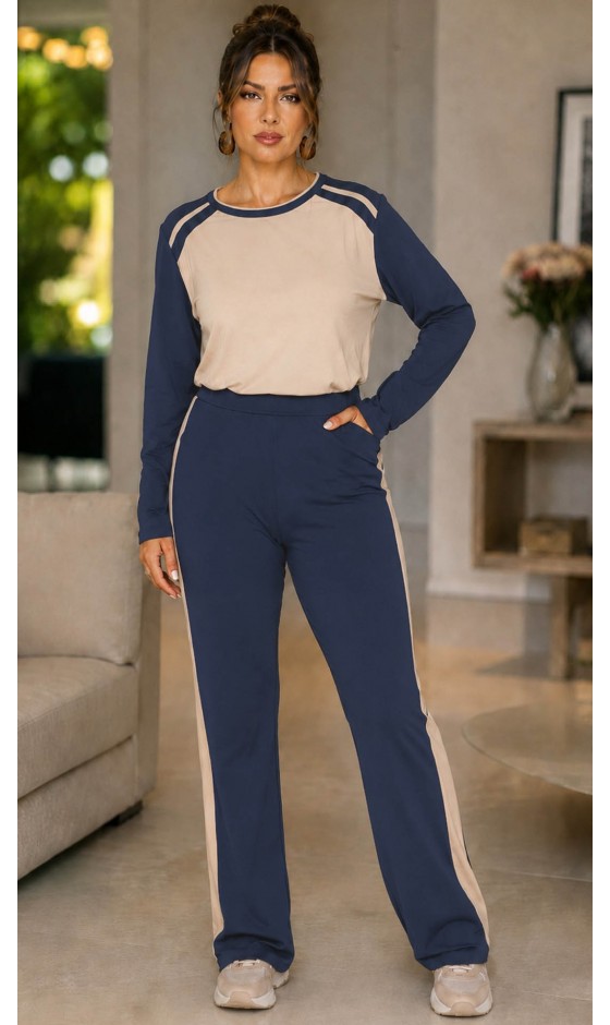Conjunto de Malha Ramany Blusa/Calça 