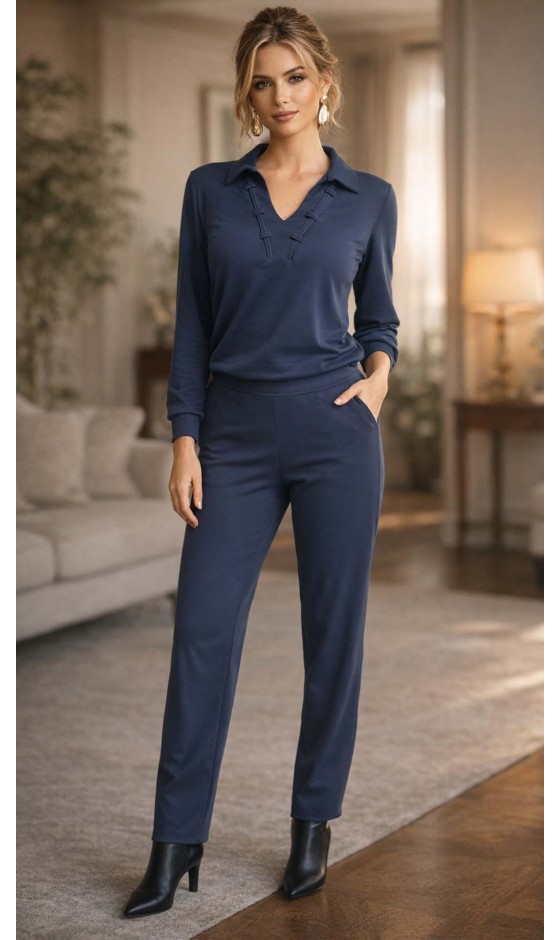 Conjunto de Malha Ramany Blusa/Calça 
