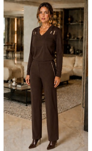 Conjunto de Malha Ramany Blusa/Calça 