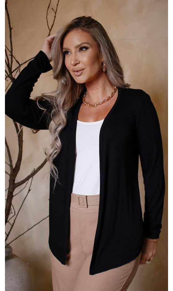 Cardigan Ramany Manga Longa