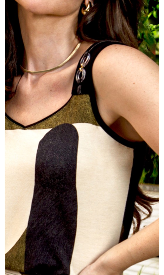 Conjunto Ramany Regata / Saia Estampada