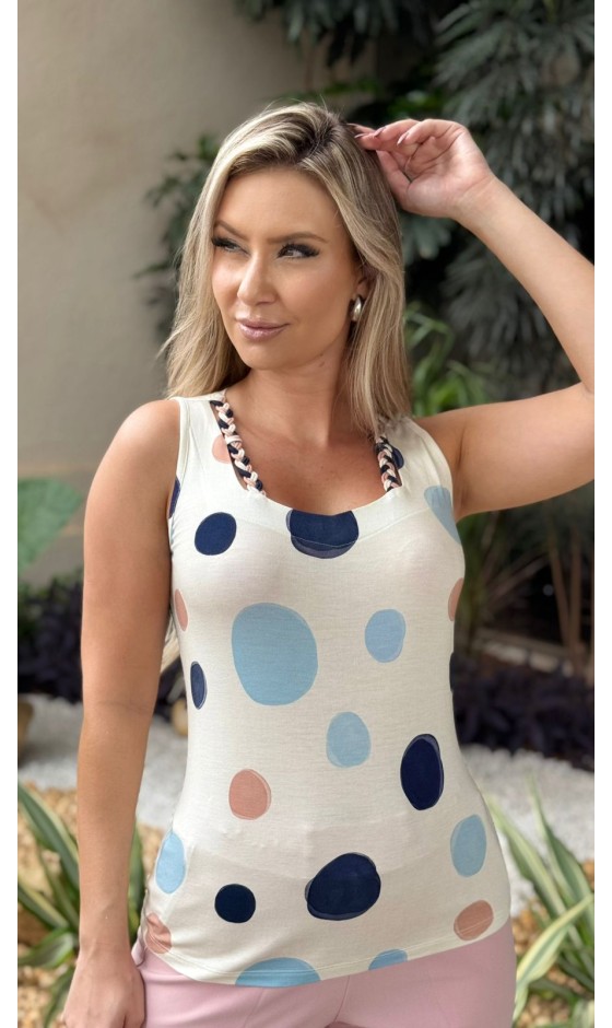 Regata Ramany Estampada Poá