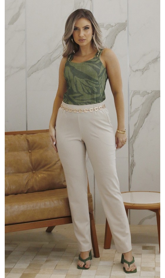 Regata Ramany com estampa Abstrata