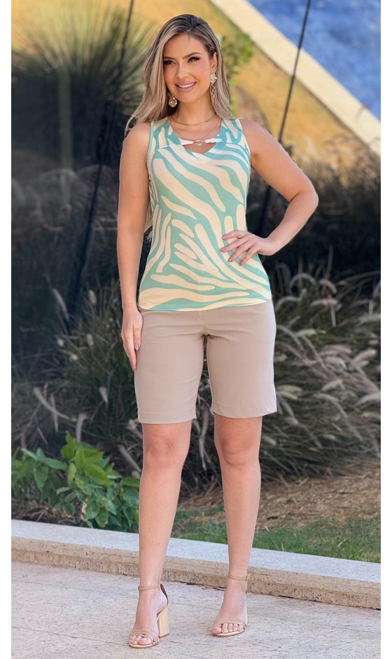 Regata Ramany com estampa Animal Print