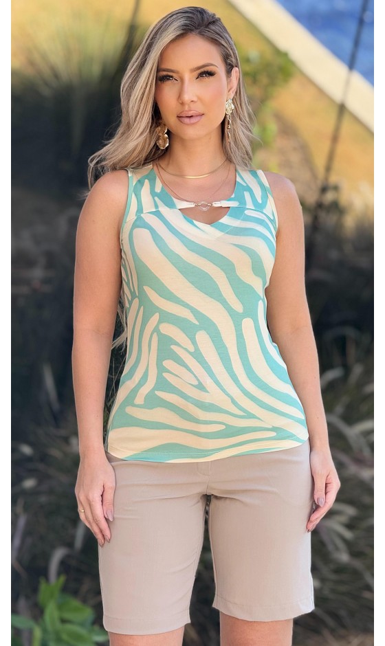 Regata Ramany com estampa Animal Print