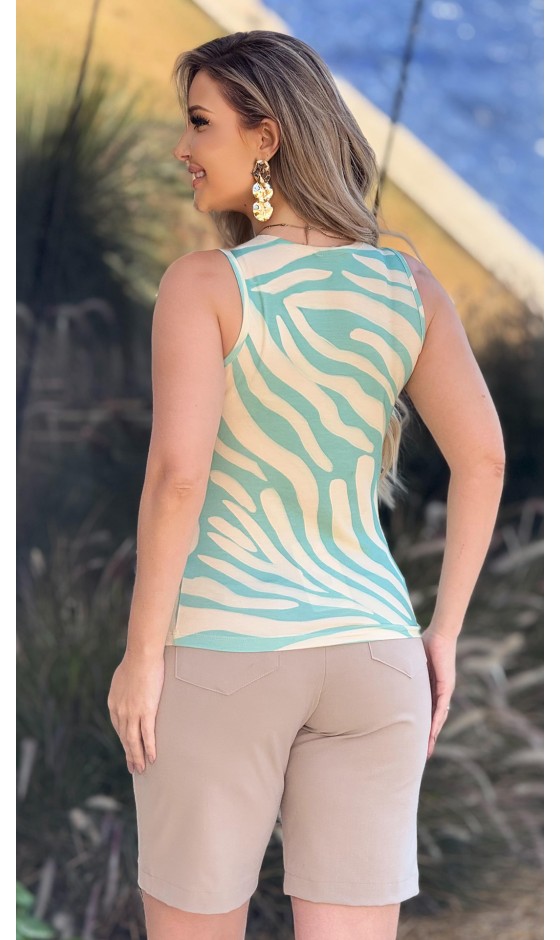 Regata Ramany com estampa Animal Print