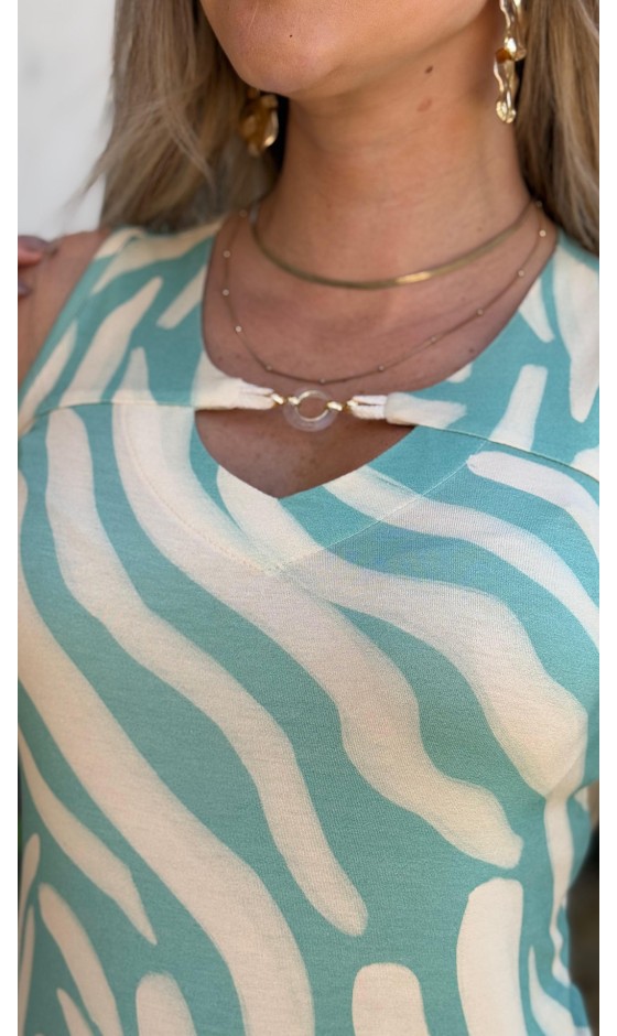 Regata Ramany com estampa Animal Print