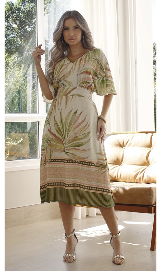 Vestido Longo Ramany Estampado