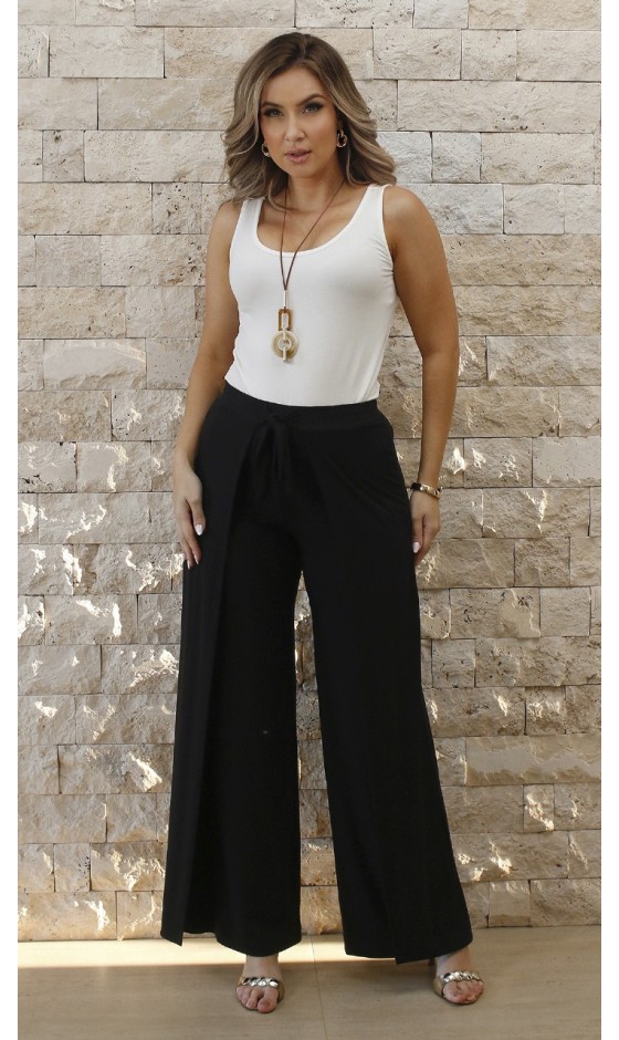 Calça Pantalona Ramany de Viscolycra