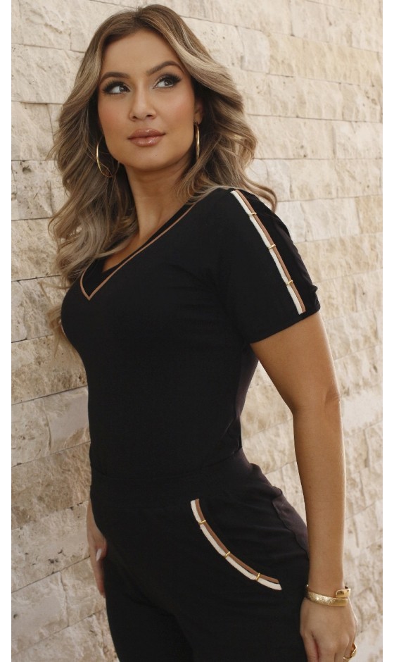 Conjunto de Malha Ramany Blusa/Shorts