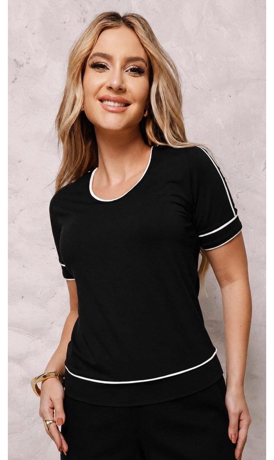 Blusa Manga Curta Ramany
