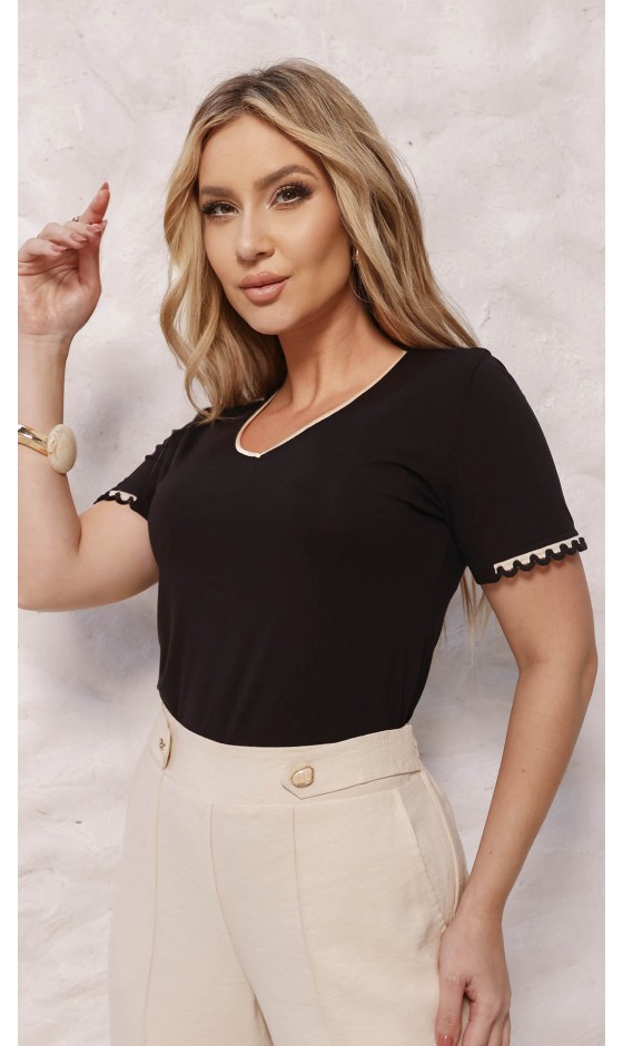 Blusa Manga Curta Ramany