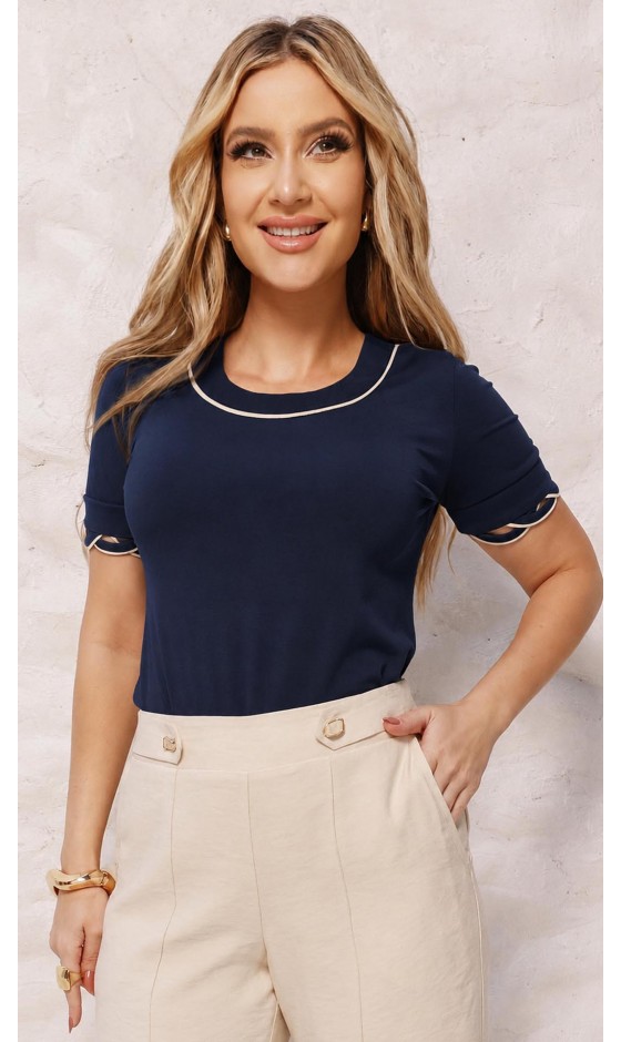 Blusa Manga Curta Ramany
