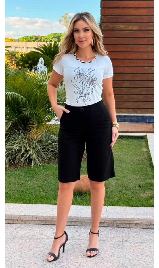 Blusa Ramany Manga Curta