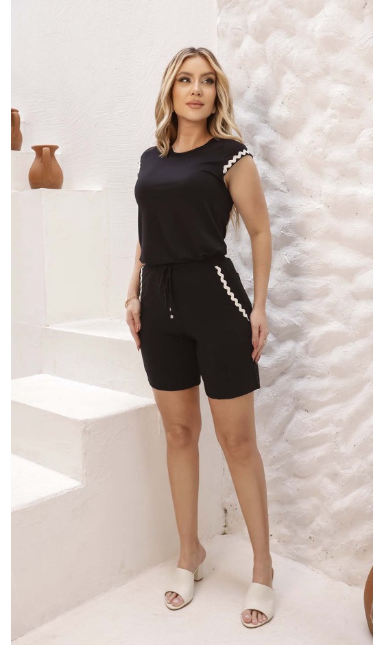 Conjunto Ramany em Malha com Blusa e Bermuda