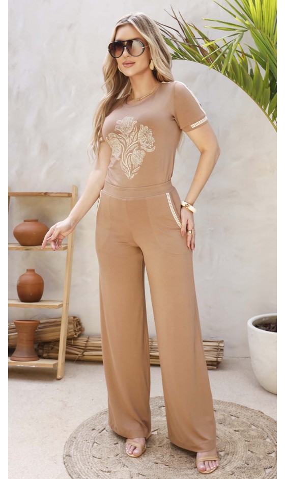Conjunto de Malha Ramany Blusa/Calça 