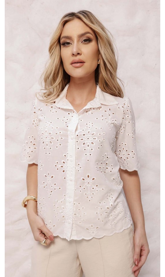 Camisa Ramany de Alfaiataria Bordada